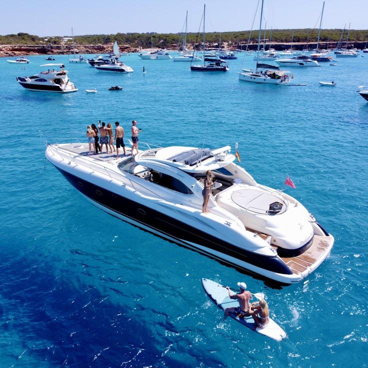 Yachting life captured moment